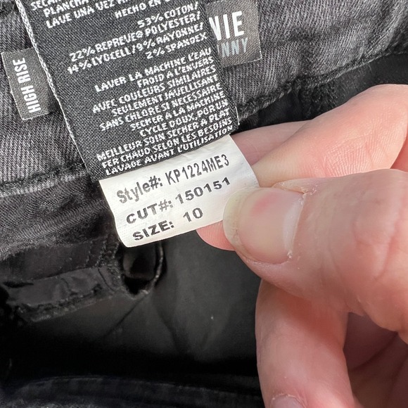 KUT from the Kloth Black Skinny Jeans Womens 10 Connie Fab Ab Ankle KP1224ME3 - Picture 7 of 11